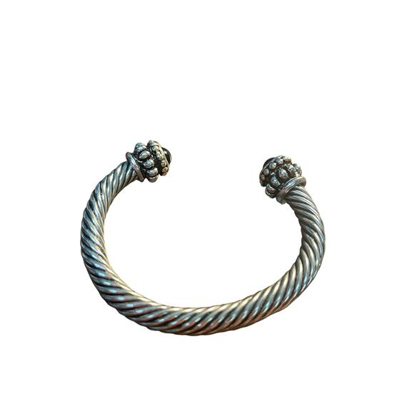 Cable bracelet, Preowned, With Black Onyx 5 mm - Picture 2 of 6